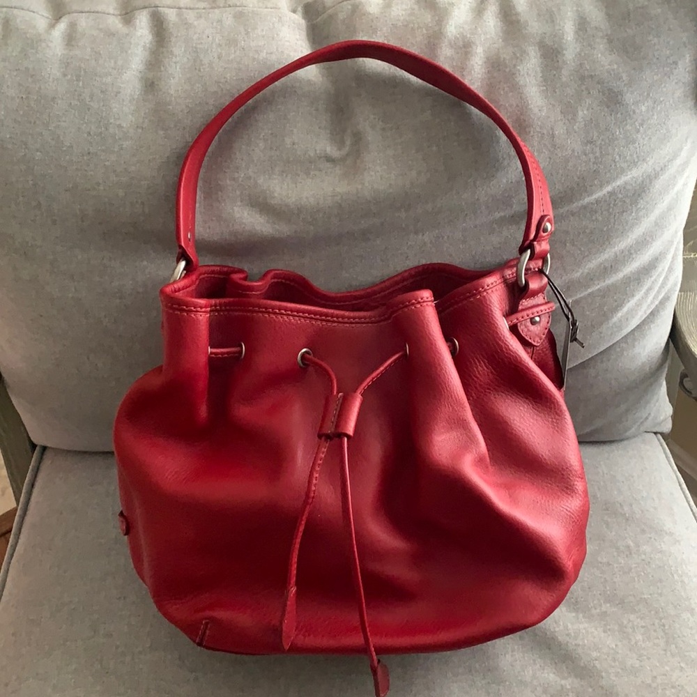 Cole Haan Red Leather Handbag
